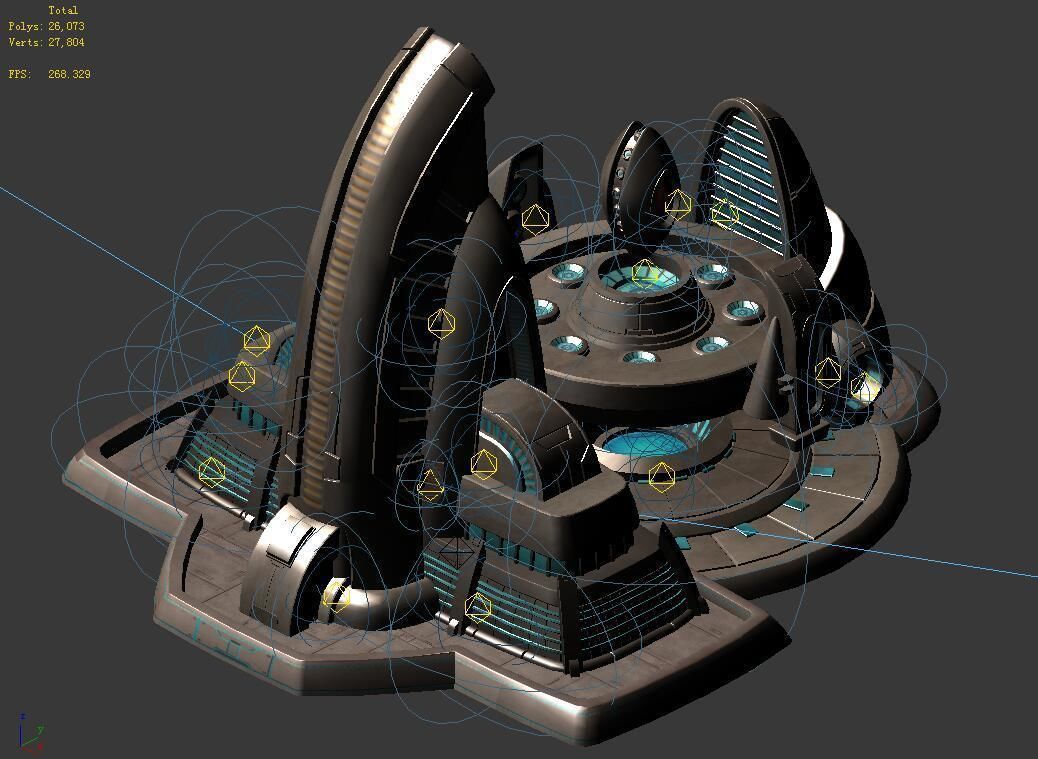 Fortress - Generator 02 3D model_1