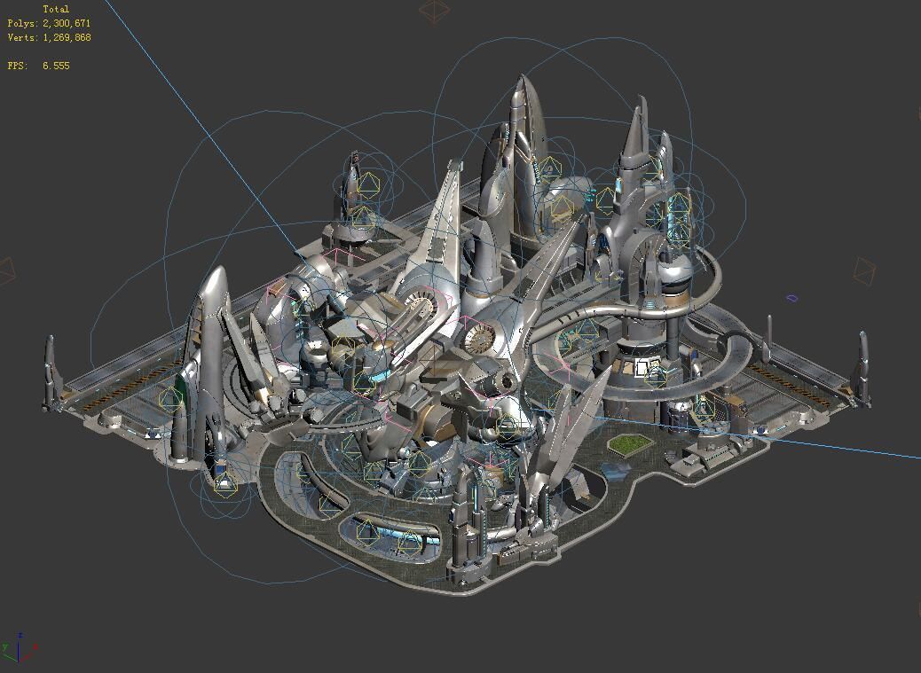 Miracle - Robot City 01 3D model_1