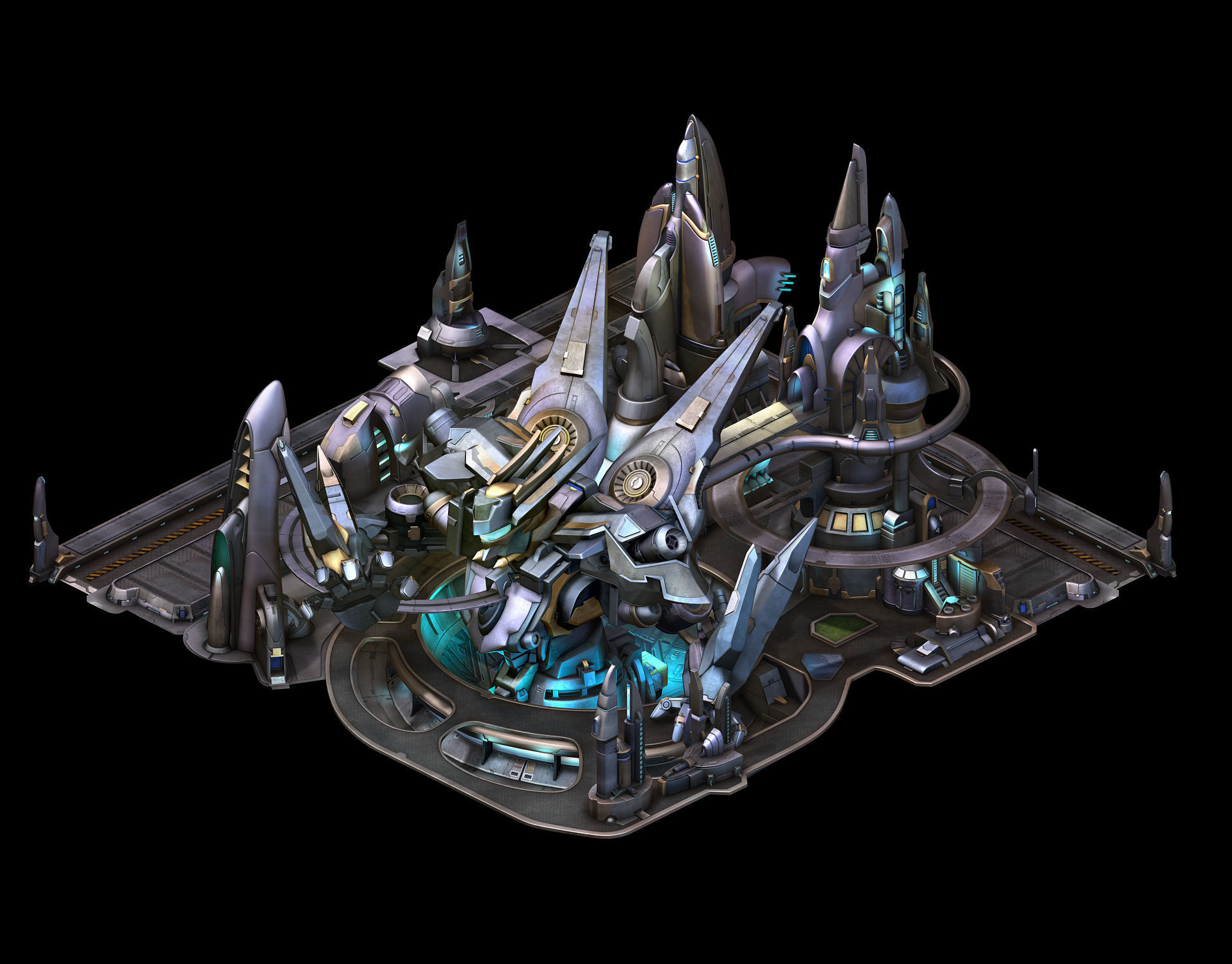 Miracle - Robot City 01 3D model_4