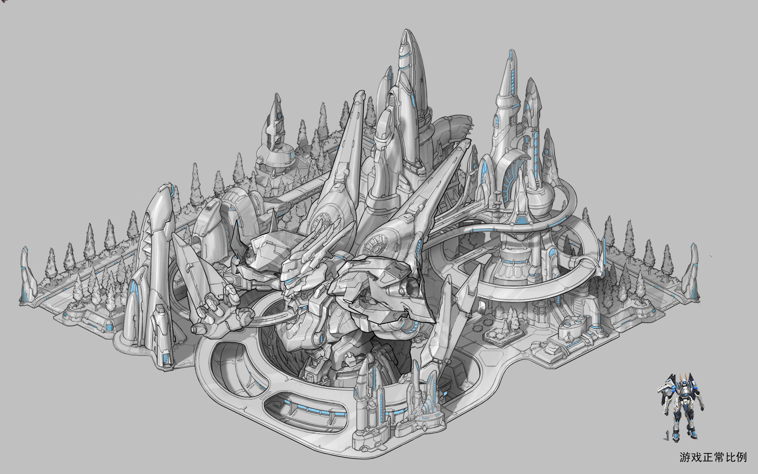 Miracle - Robot City 01 3D model_5