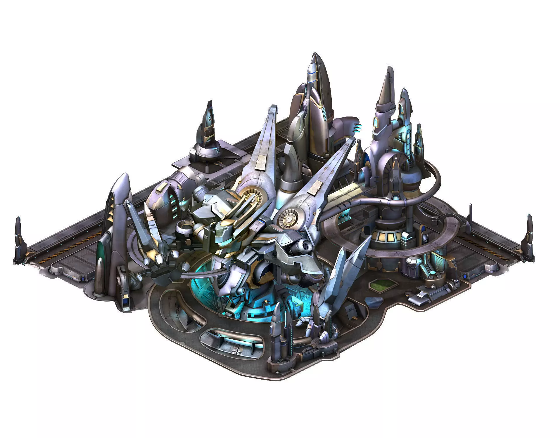 Miracle - Robot City 01 3D model_0