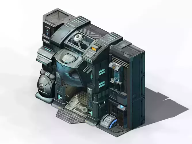 Wall entrance - door 01