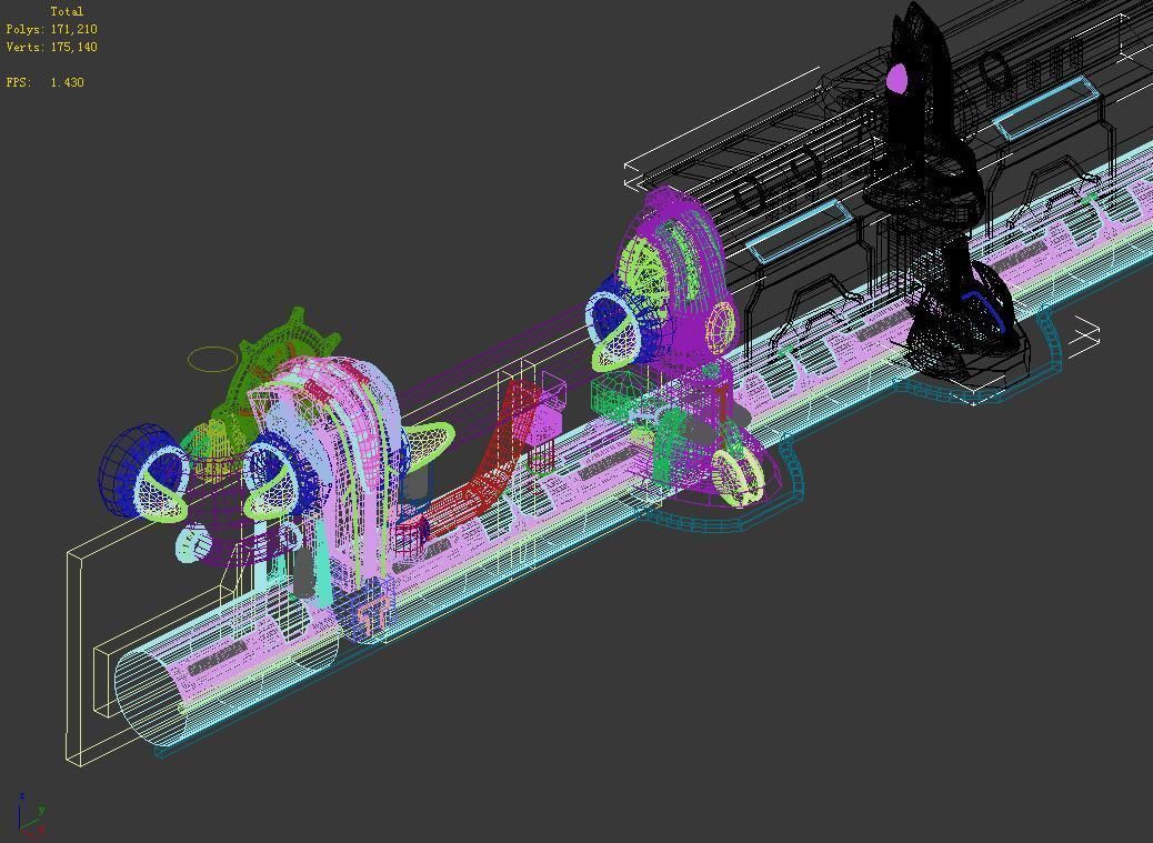 Wall-drainage pipe 01 3D model_2