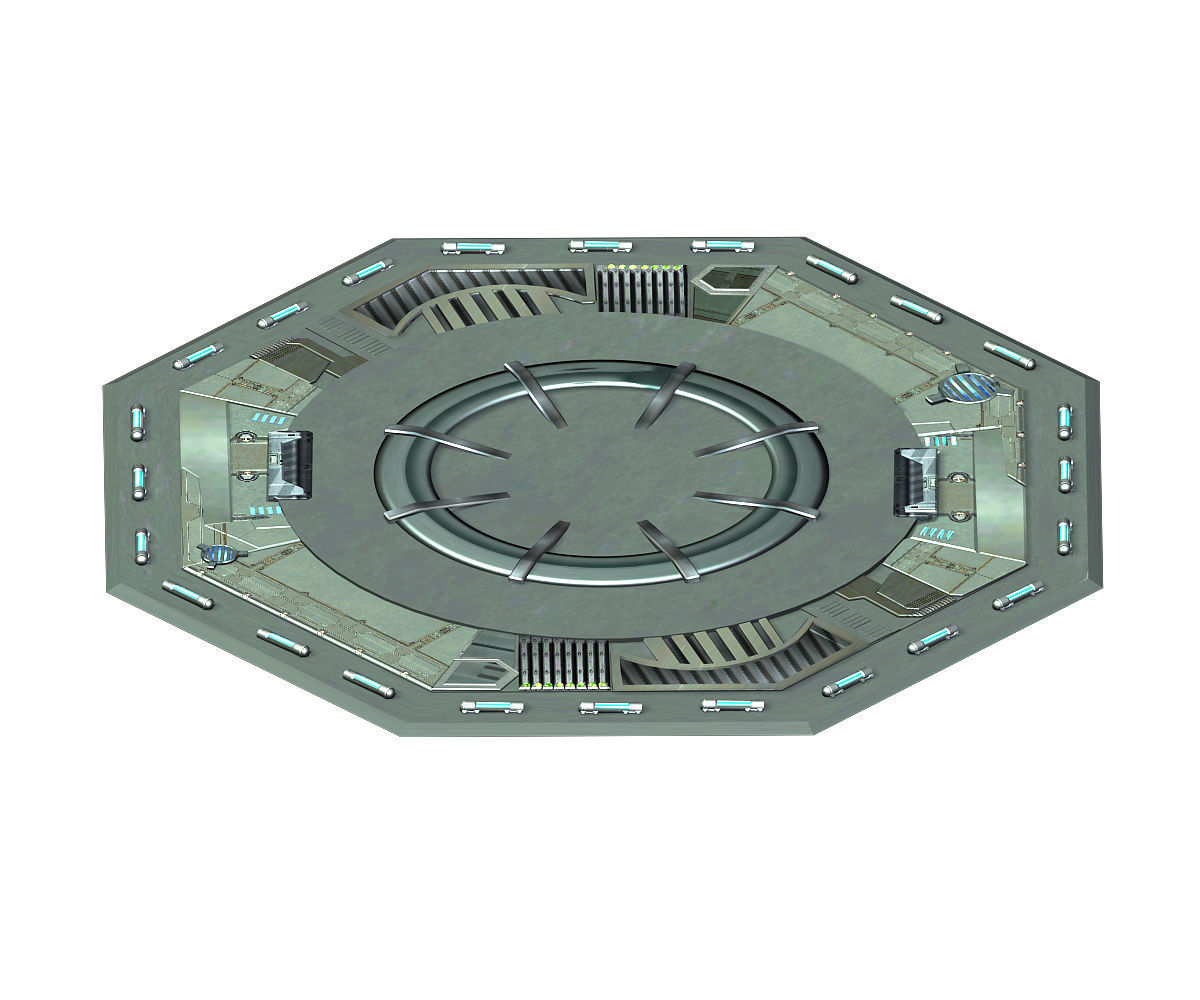 Upgrade platform surface 3D model_6