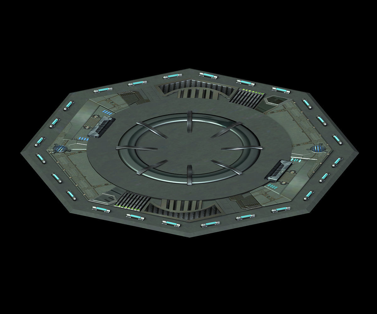 Upgrade platform surface 3D model_2