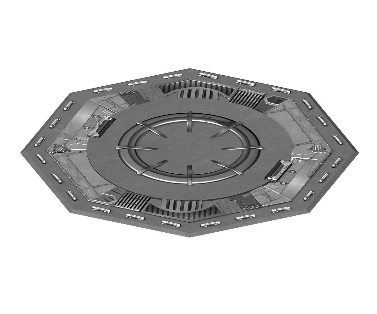 Upgrade platform surface 3D model_4