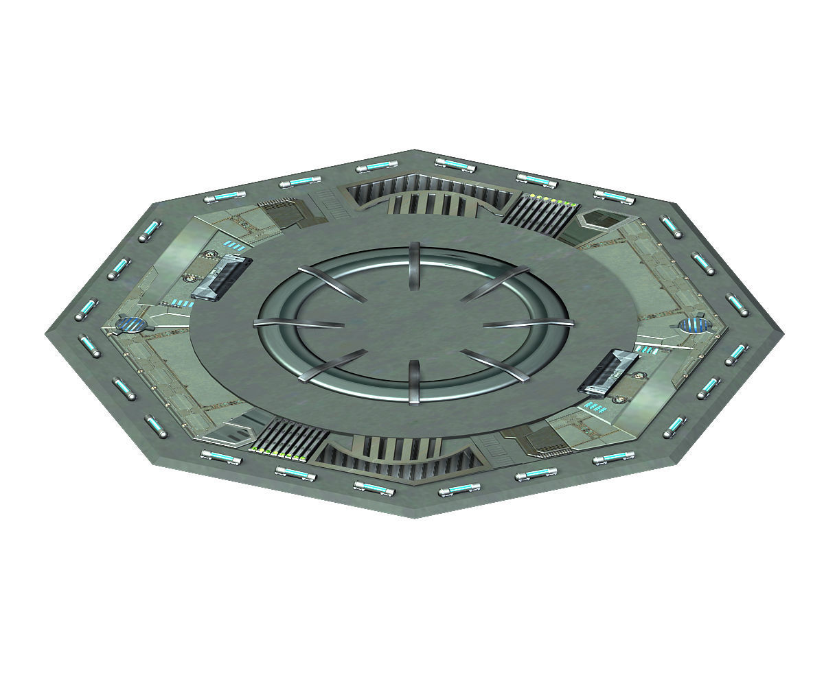 Upgrade platform surface 3D model_1