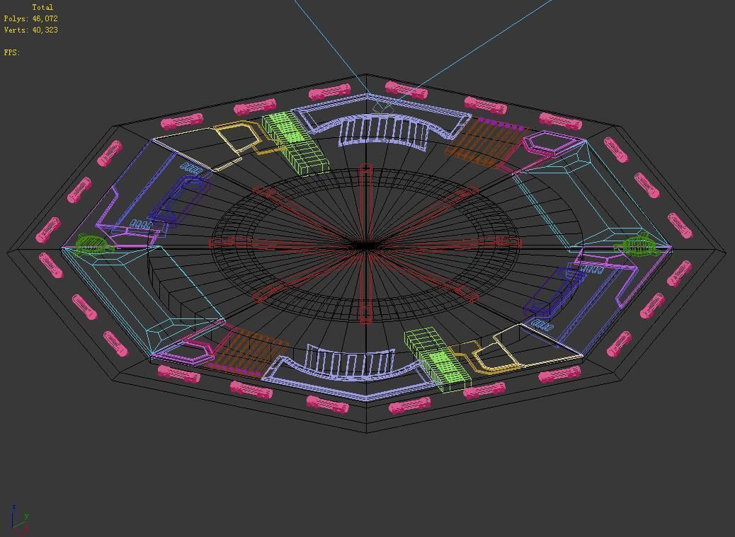 Upgrade platform surface 3D model_5