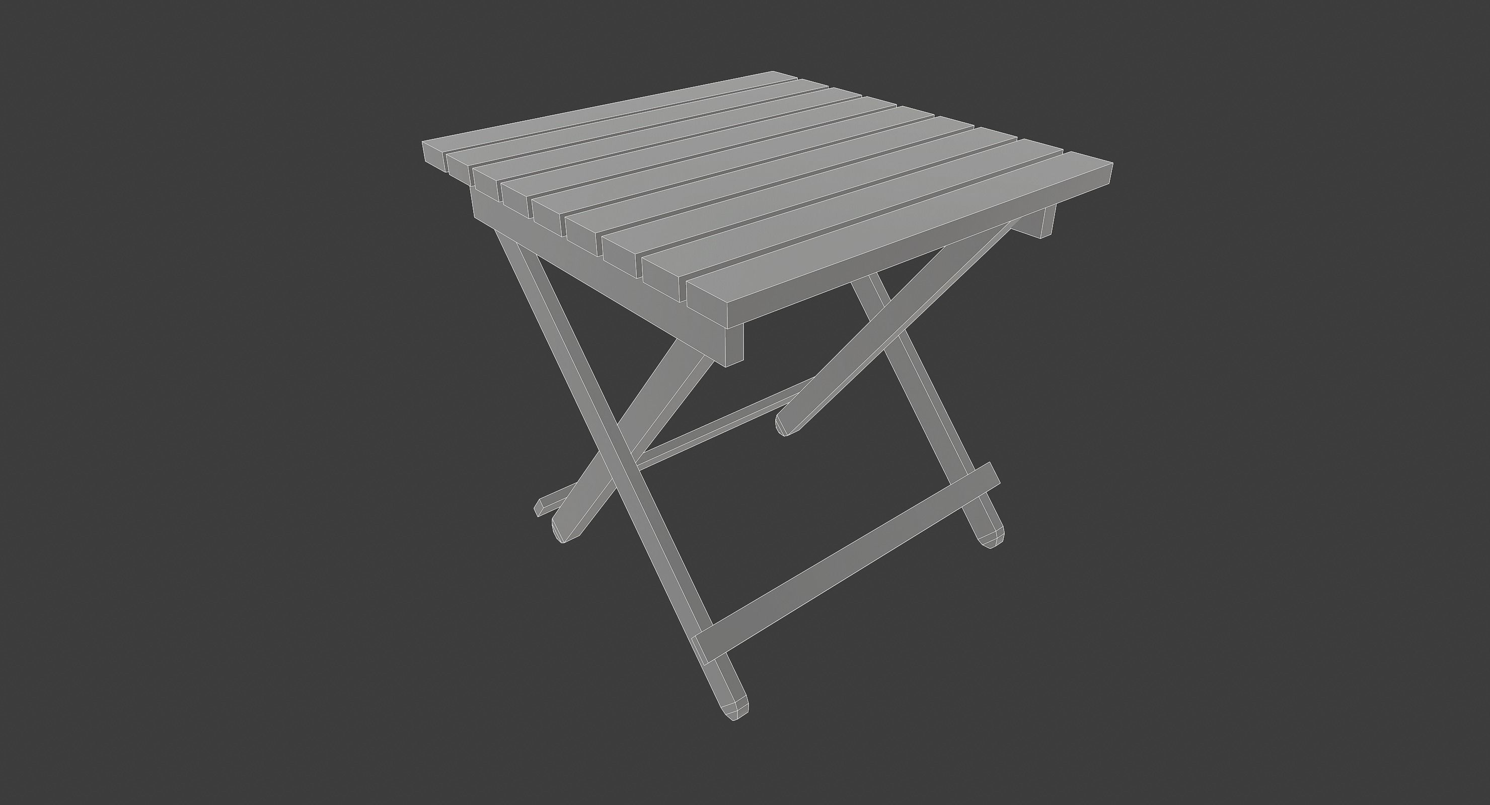 Beach Pack Low-poly 3D model_17