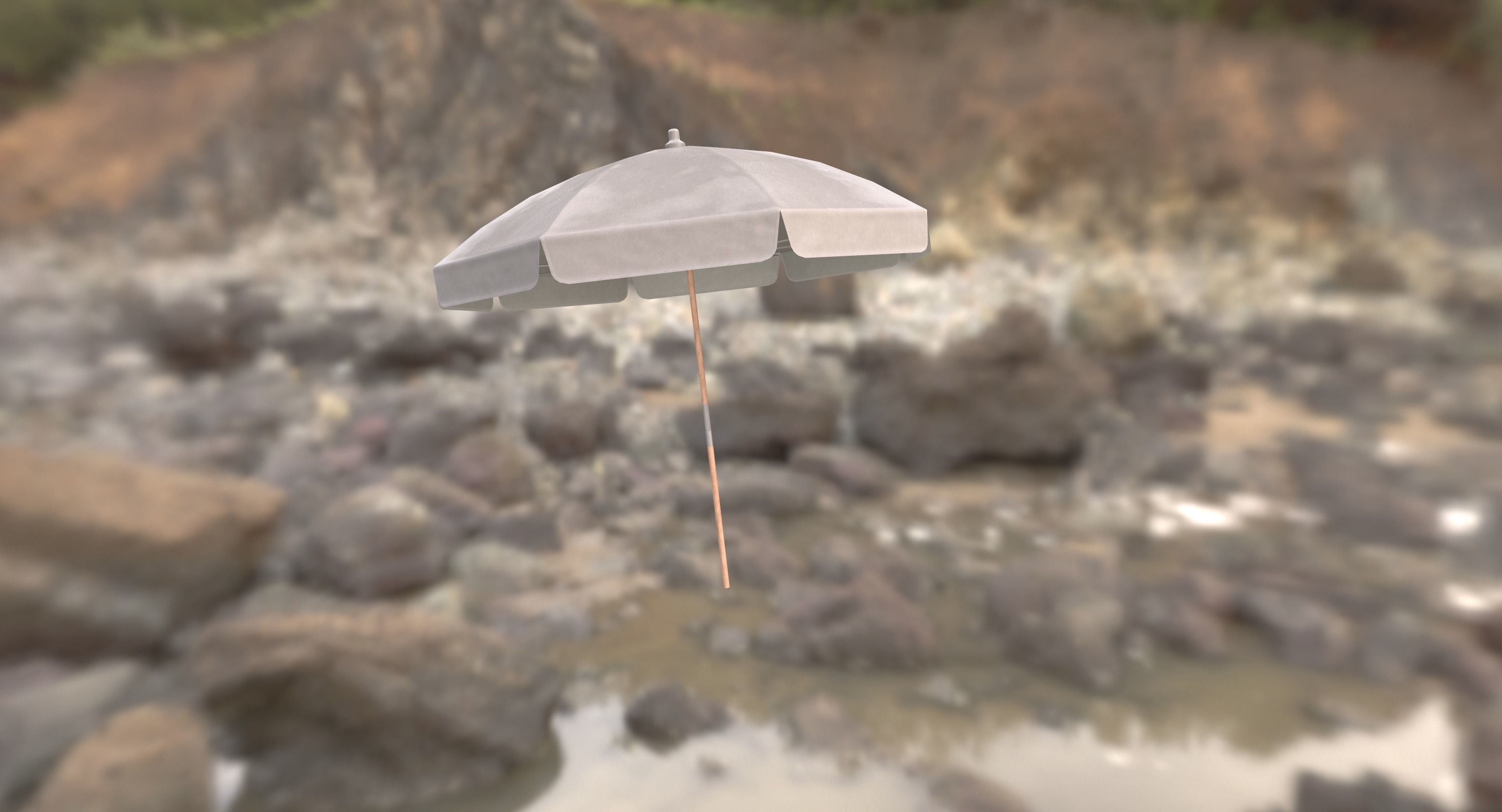 Beach Pack Low-poly 3D model_20