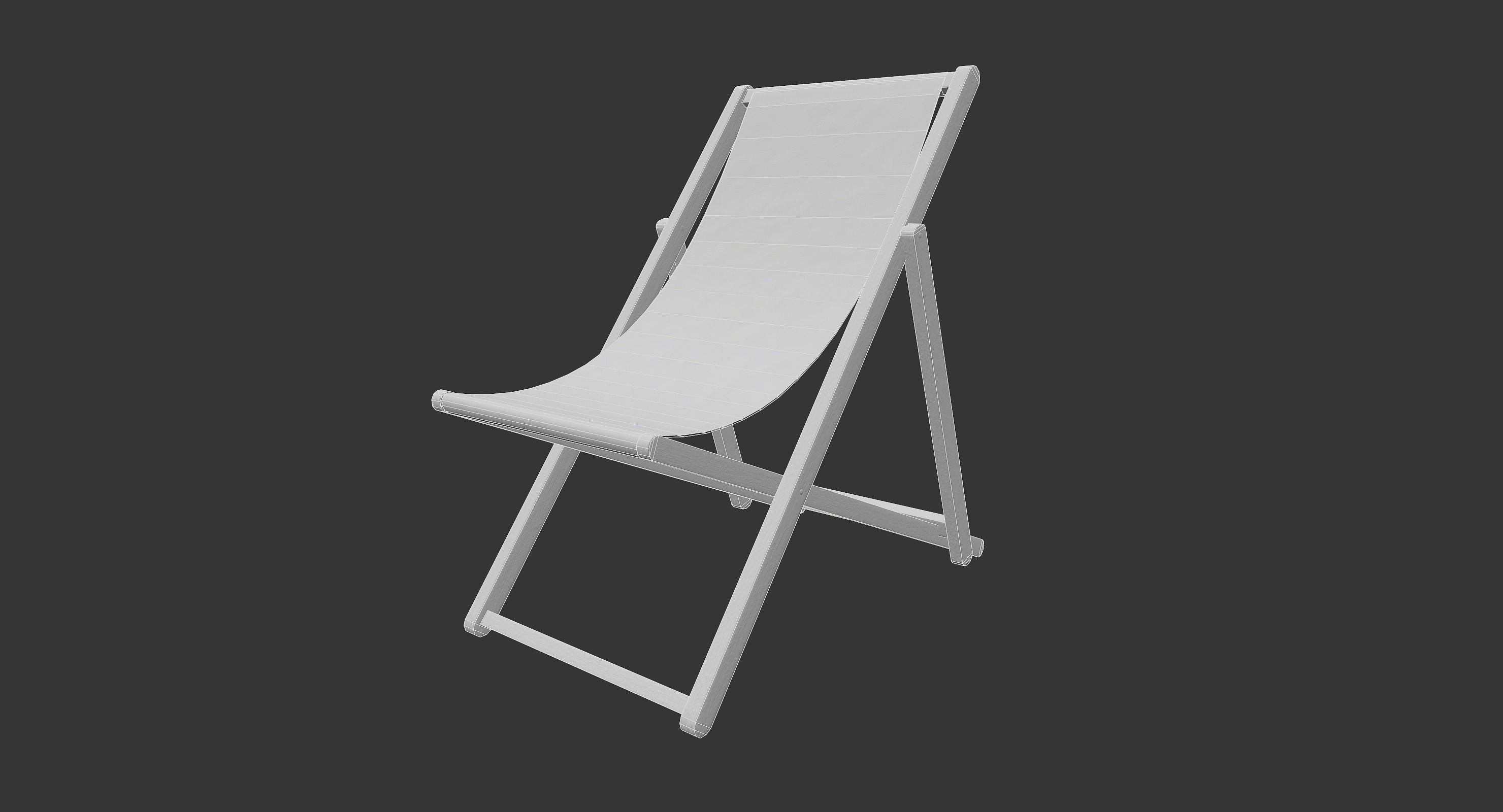 Beach Pack Low-poly 3D model_12