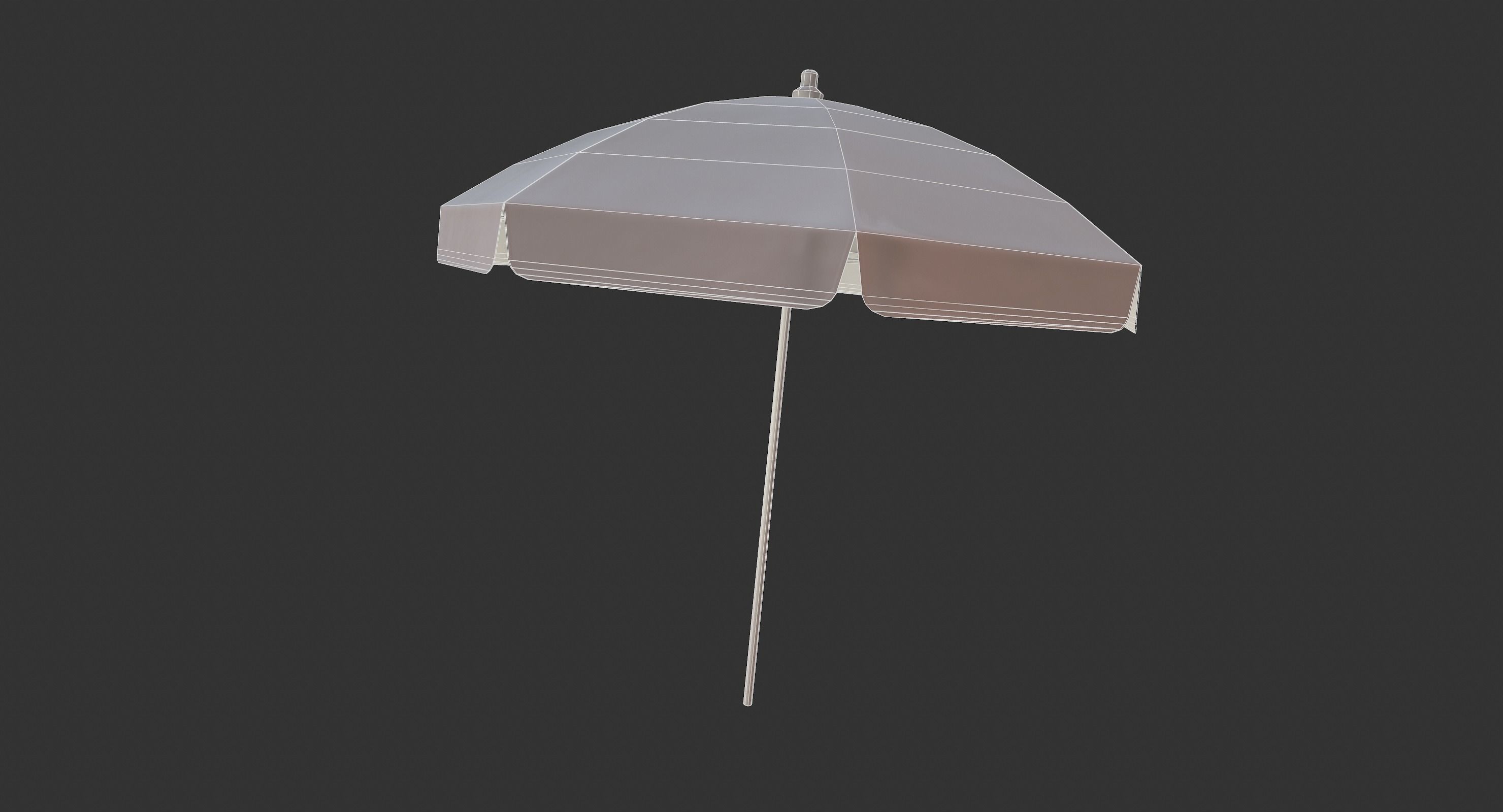 Beach Pack Low-poly 3D model_22