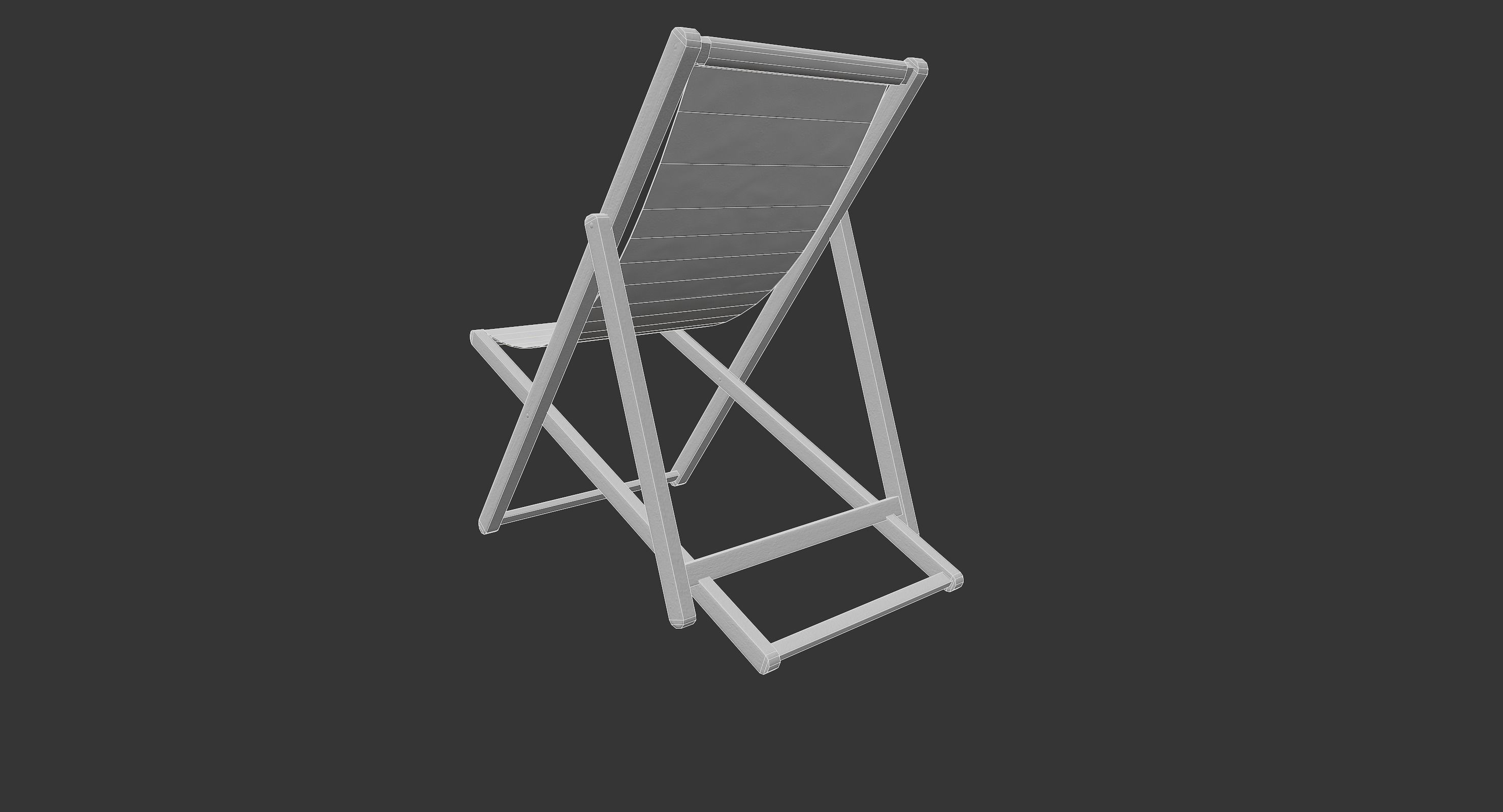Beach Pack Low-poly 3D model_13
