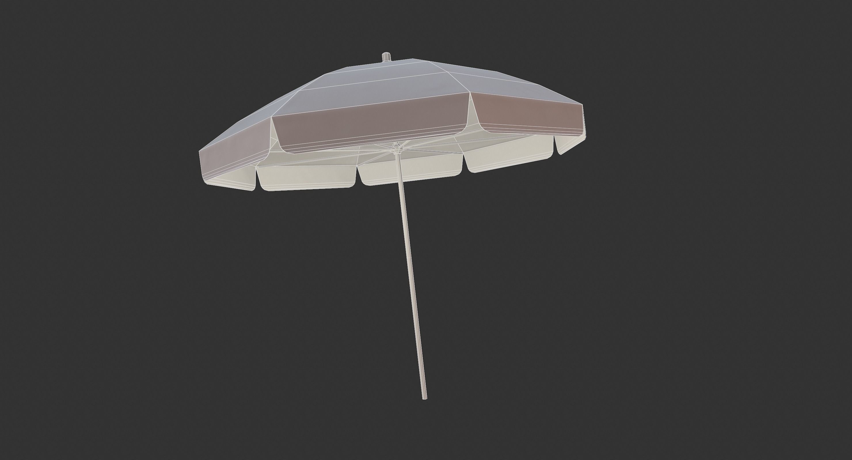 Beach Pack Low-poly 3D model_23