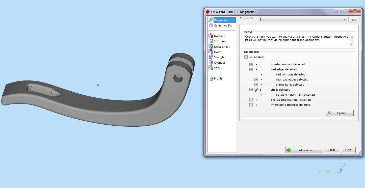  fashion earring with gems  3D print model_7