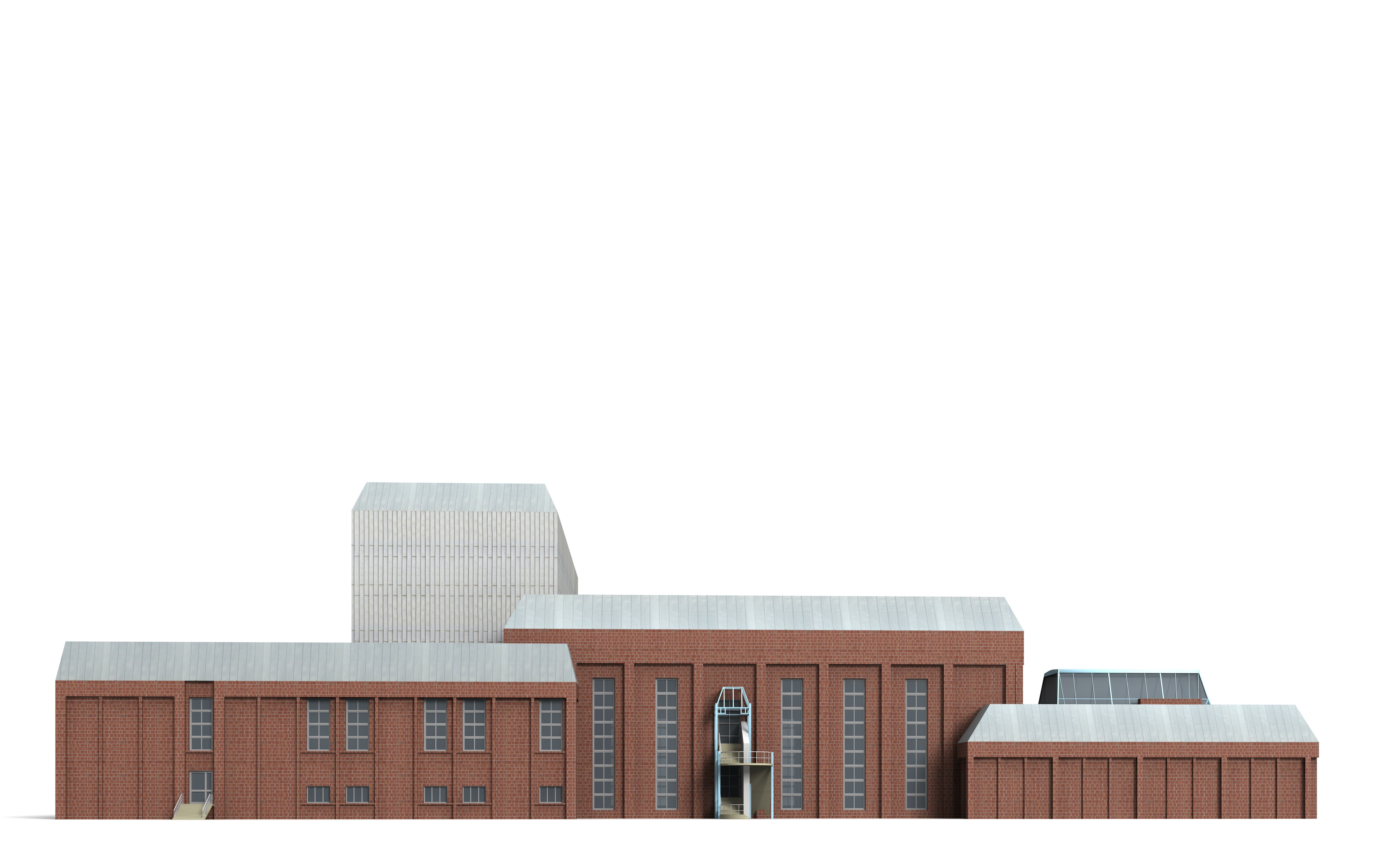 12x Secular buildings - 3D Building Models 3D Model Collection_2