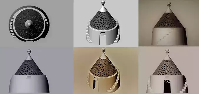 The Trullo - traditional Italian  Apulian home  3D print model