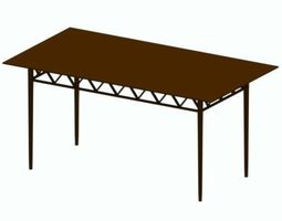 Animated Dining table 3D Models | CGTrader