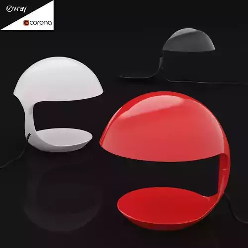 COBRA Table Lamp Low-poly 3D model