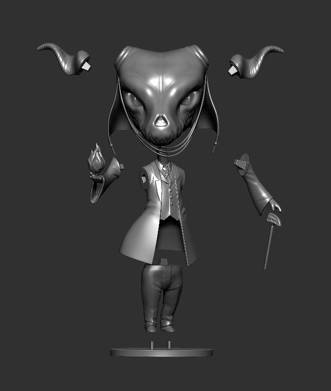 Elias Ainsworth Chibi Figurine 3D print model_7