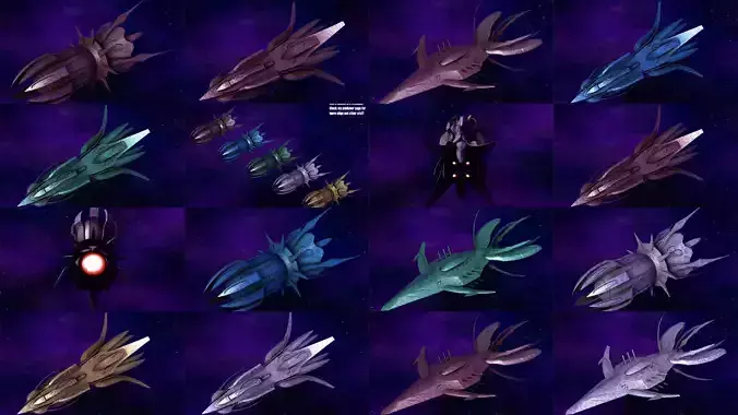 Alien Bioship Mega Pack