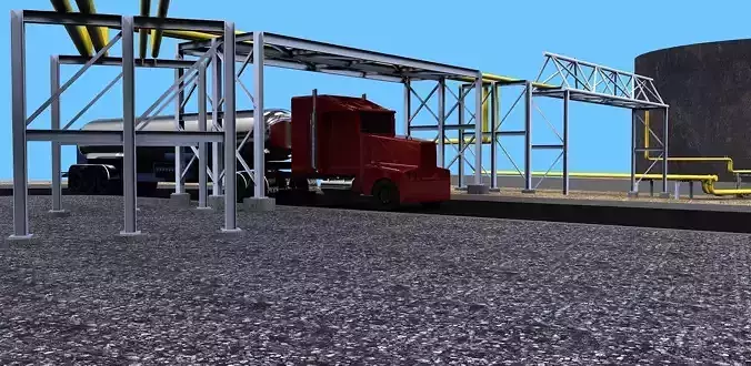 Pipe bridge and beam bride