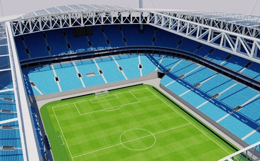 3D World Cup Stadiums - Russia 2018 3D Model Collection_9