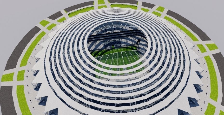 3D World Cup Stadiums - Russia 2018 3D Model Collection_6