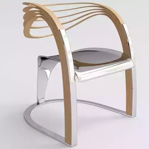 hi-tech modern style chair 3d model