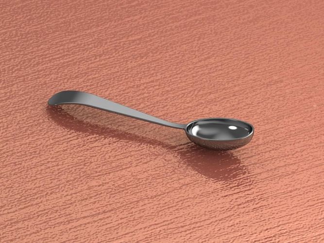 Old Fashion Spoon 3D print model