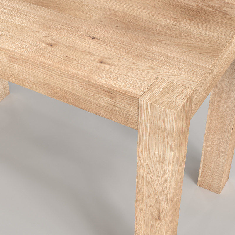 Scandinavian Desk 02 3D model_4