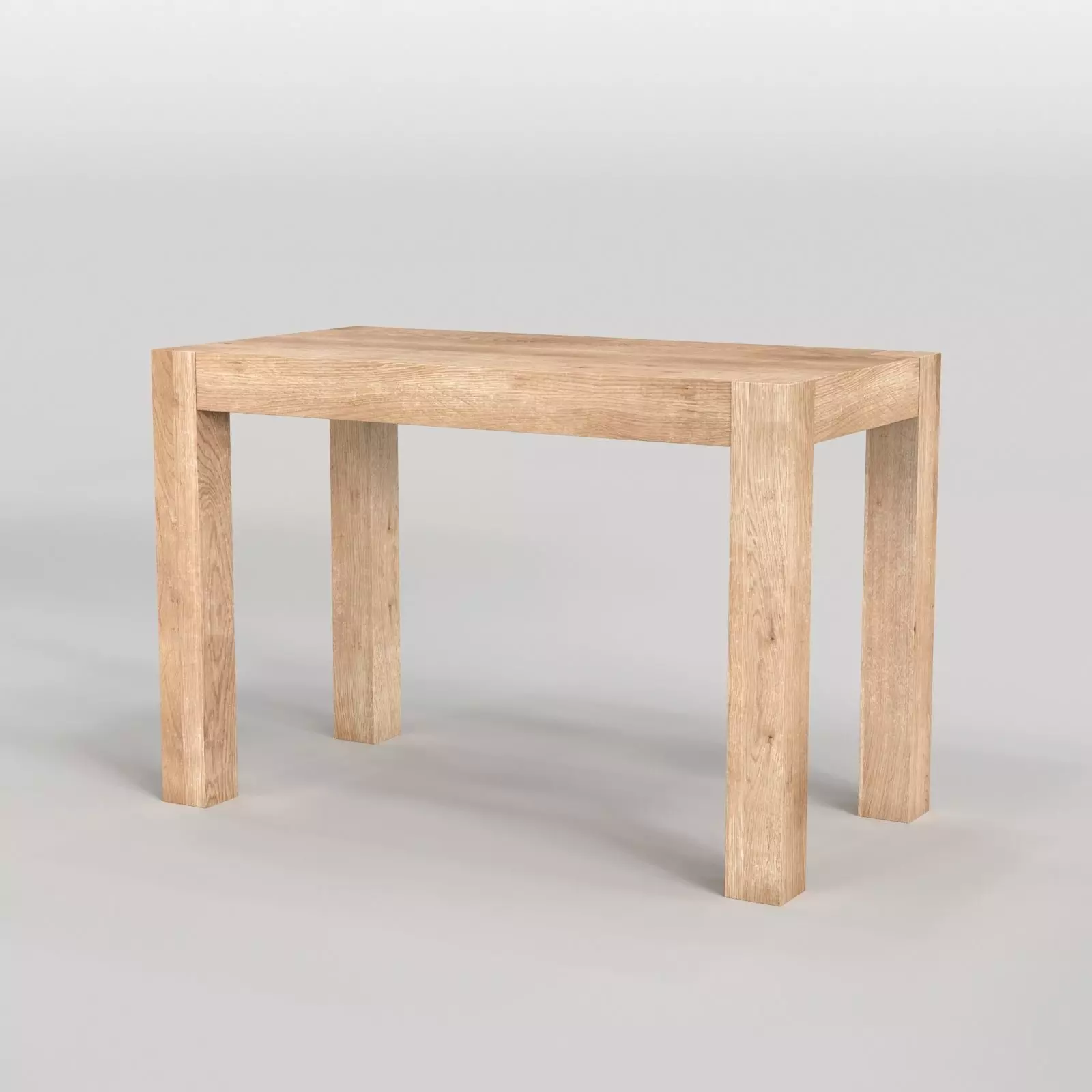 Scandinavian Desk 02 3D model_0