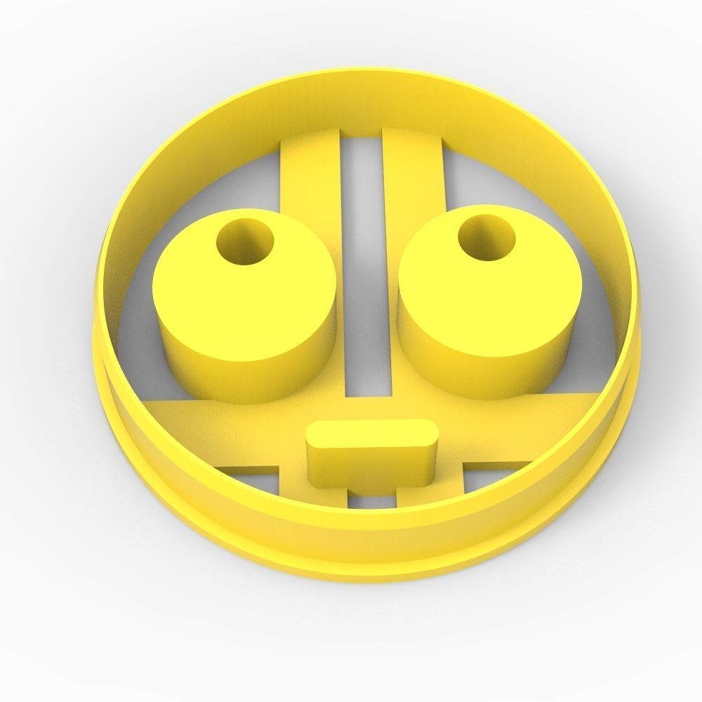 COOKIE CUTTER 9 EMOJI PACK 3D print model_3