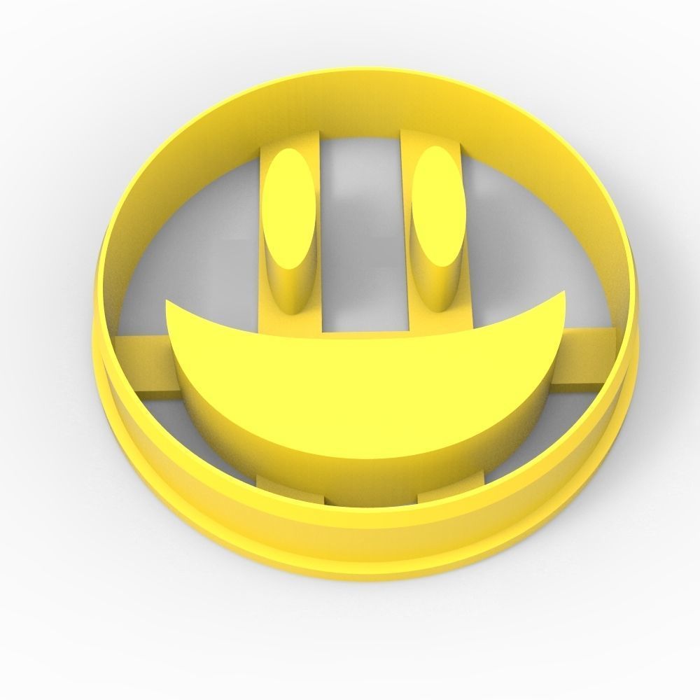 COOKIE CUTTER 9 EMOJI PACK 3D print model_11