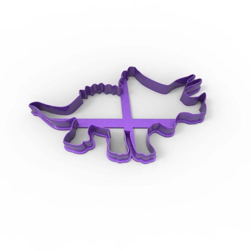COOKIE CUTTER 4 DINOSAURS PACK 3D print model_5