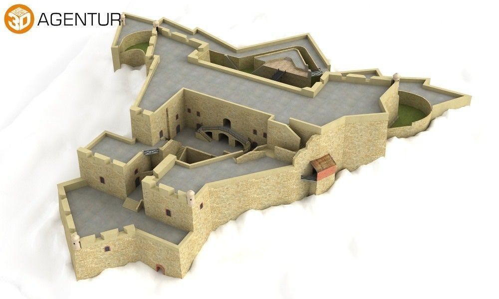 6x world famous castles 3D Model Collection_1