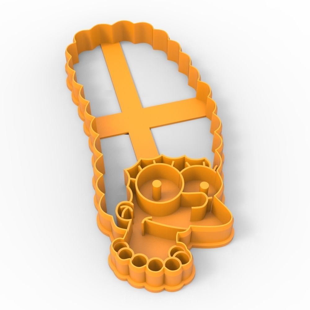 COOKIE CUTTER 7 SIMPSONS PACK 3D print model_5