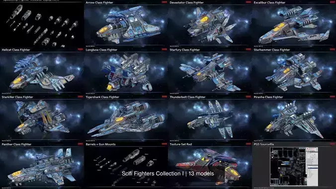 Scifi Fighters Collection I 