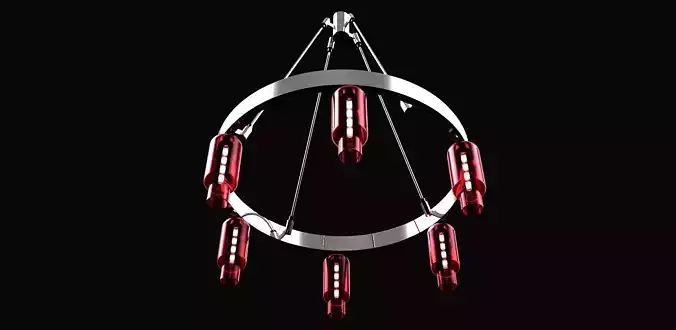 Deco hanging lamps Free 3D model