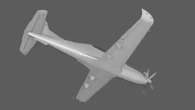 Hurkus Plane Model 3D model