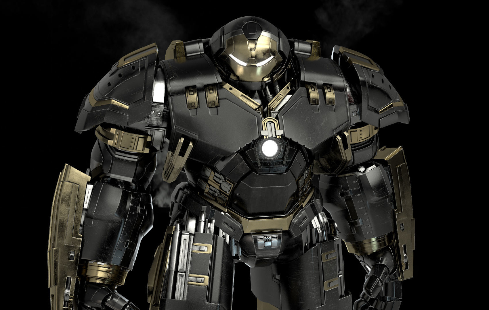 Hulkbuster Marvel Avengers IronMan Mk 44 Veronica hulk 3D 3D model_9
