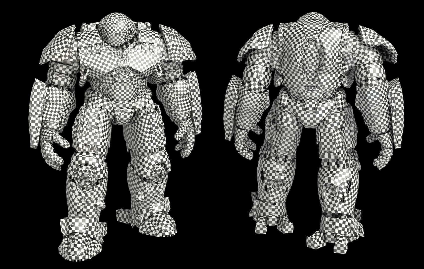 Hulkbuster Marvel Avengers IronMan Mk 44 Veronica hulk 3D 3D model_10