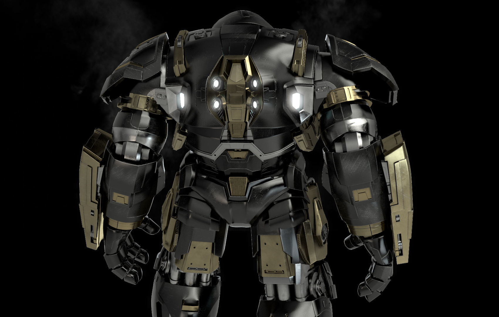 Hulkbuster Marvel Avengers IronMan Mk 44 Veronica hulk 3D 3D model_7