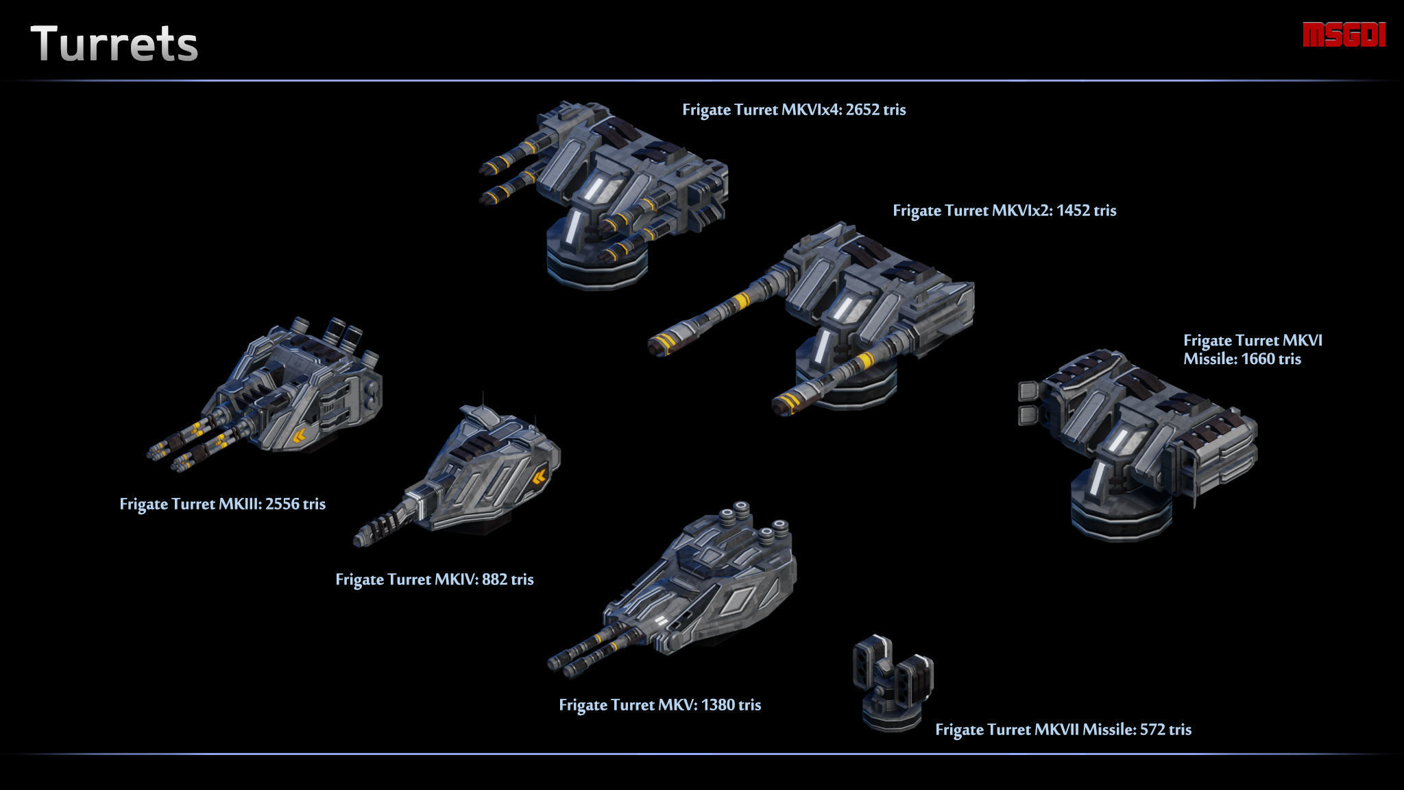 Spaceship Frigate Collection I _12