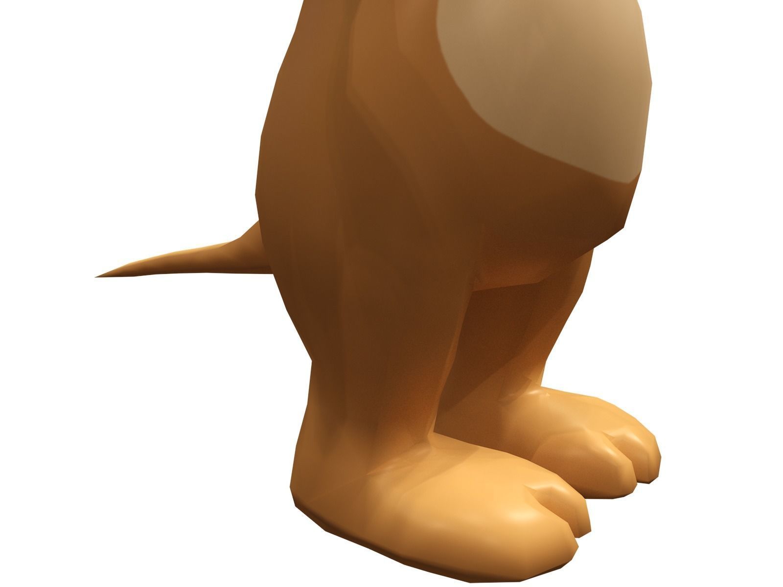 jerry tom and cartoon character Low-poly 3D model_4