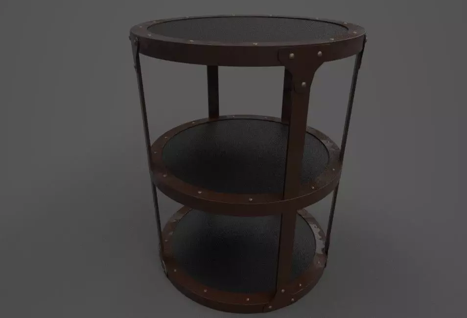 CONNOR ACCENT TABLE  Low-poly 3D model_0