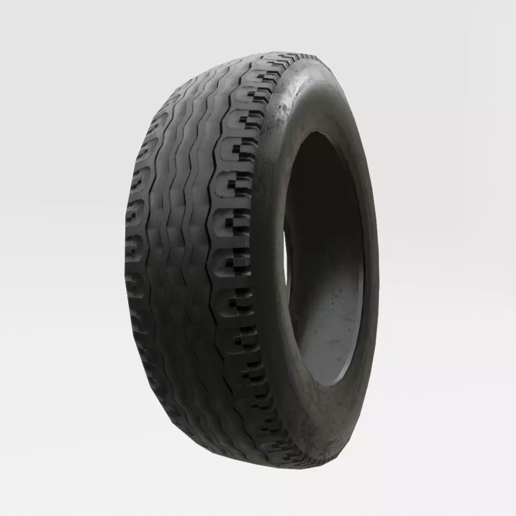 Tire o1 Low-poly 3D model_0
