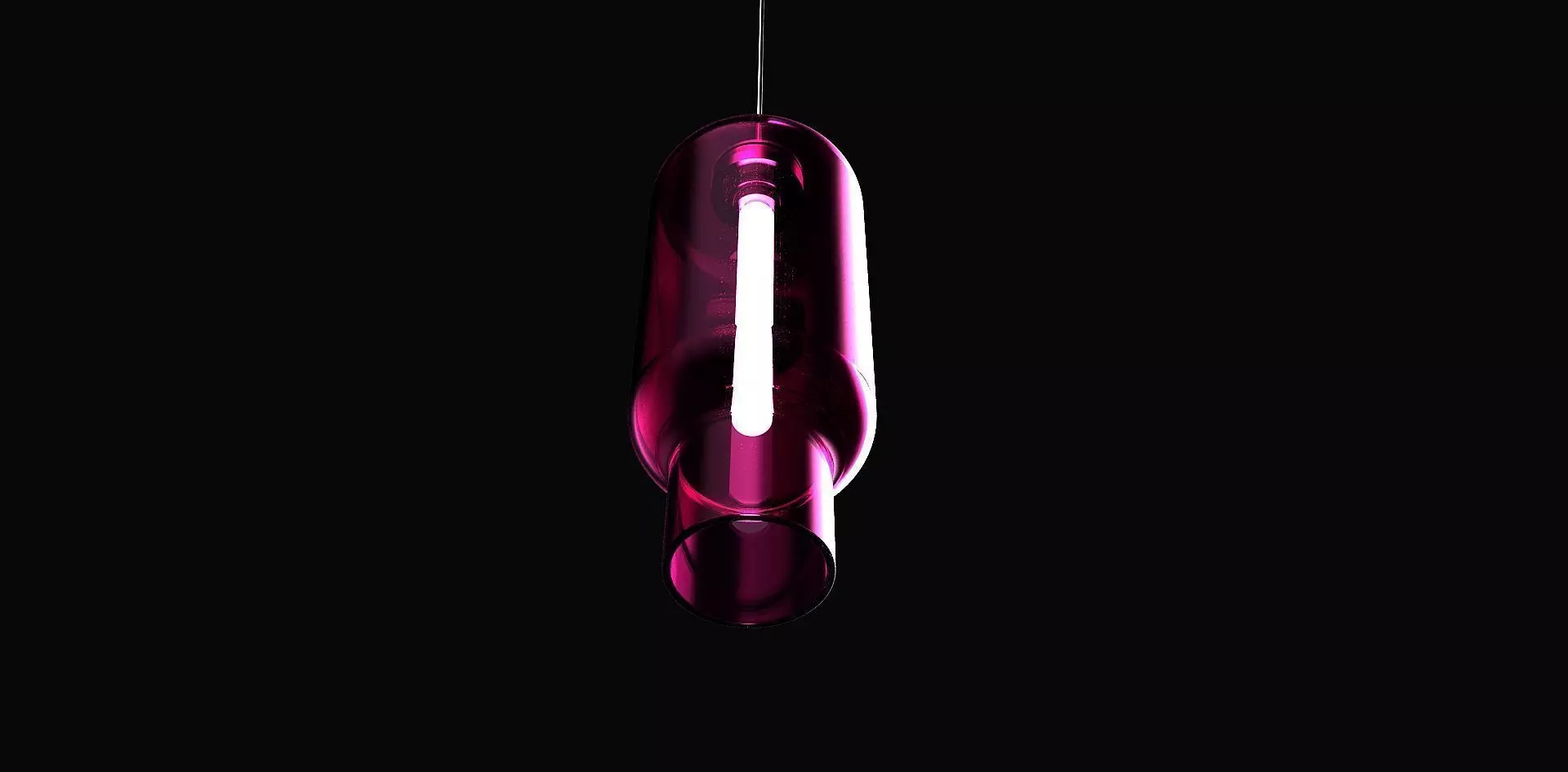 Deco hanging lamp 02 Free 3D model