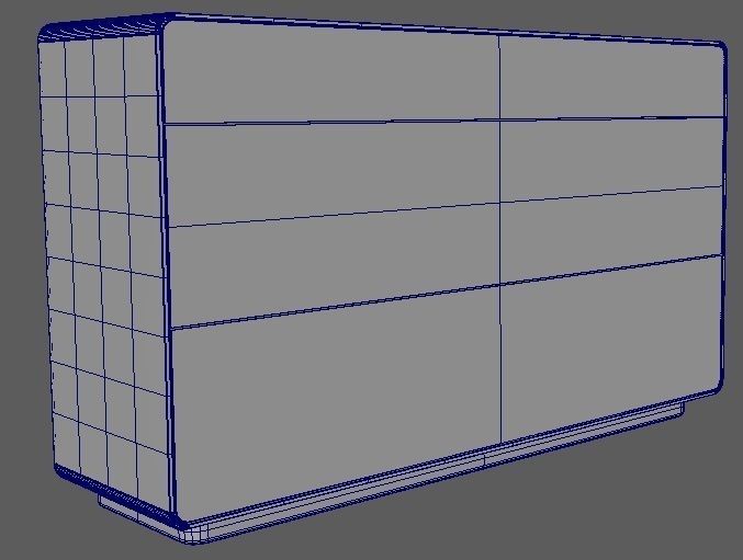 ELIS COMMODE  Low-poly 3D model_3