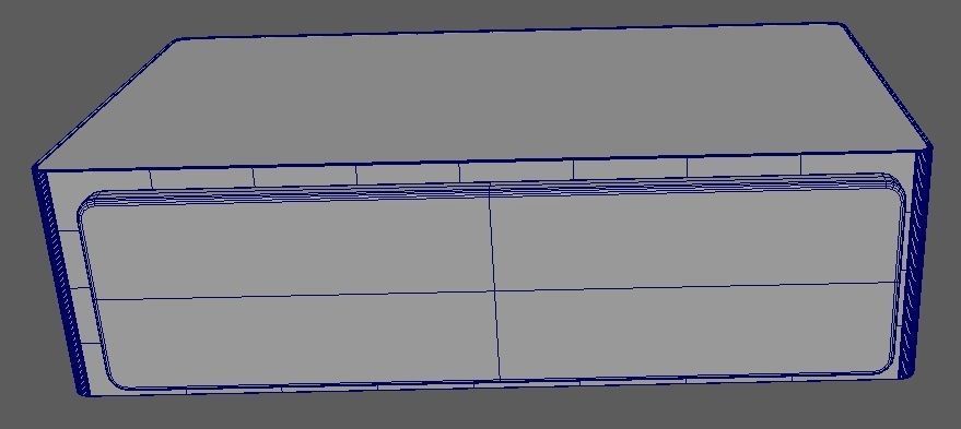 ELIS COMMODE  Low-poly 3D model_4